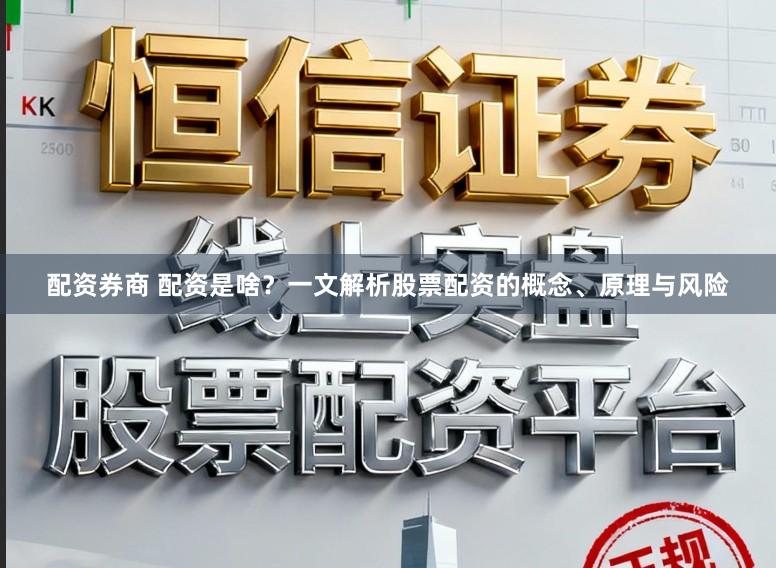 配资券商 配资是啥？一文解析股票配资的概念、原理与风险